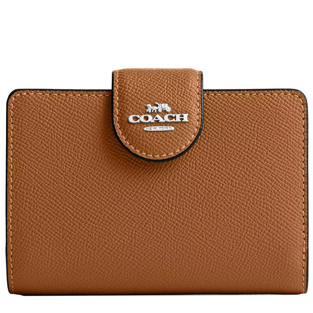 Buy Coach Medium Corner Zip Wallet in Light Saddle 6390 Online in Singapore  | PinkOrchard.com