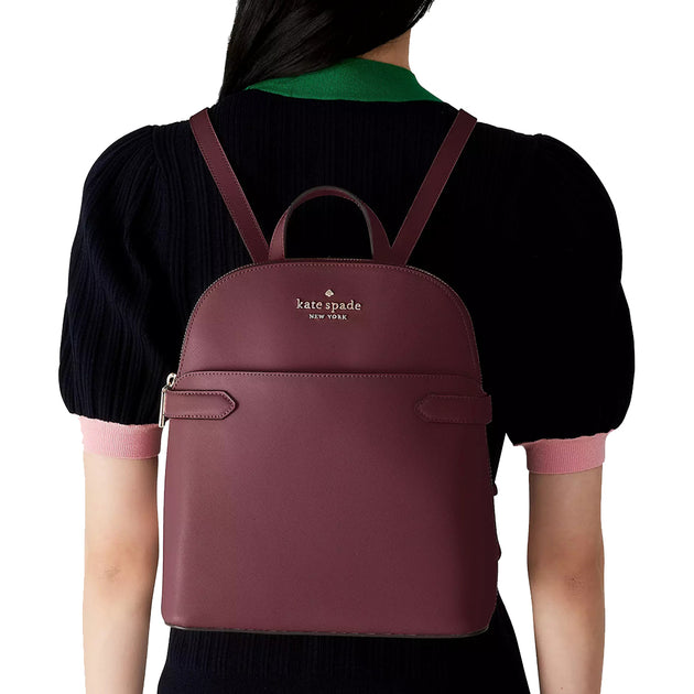 Kate spade burgundy sales backpack