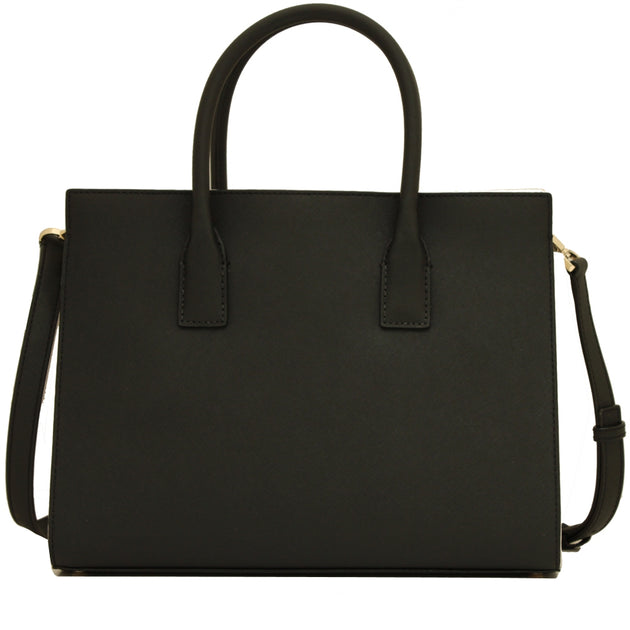 Kate Spade Cameron Street Candace Satchel Bag- Black- Cement