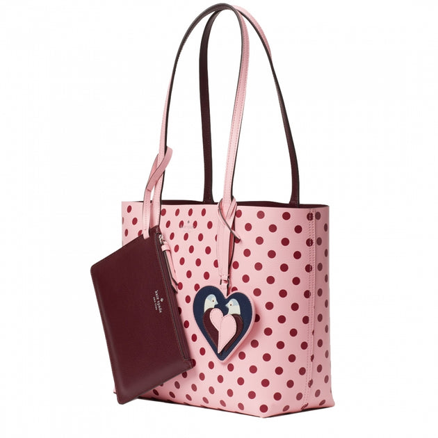Kate Spade Small Twinkle Reversible Tote in Pink at Luxe Purses