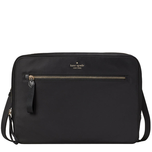 Kate Spade Chelsea Laptop Sleeve With Strap in Black wkr00577