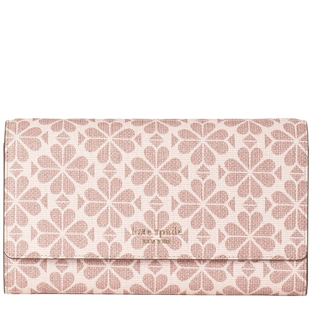 kate spade, Bags, Spade Flower Coated Canvas Chain Clutch