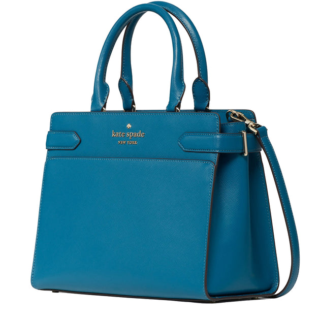 Kate Spade Staci Medium Satchel in Crystal Blue (WKRU6951) - USA