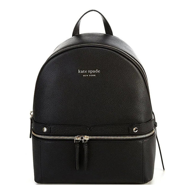 Kate Spade New York Staci Dome Saffiano Leather Medium Backpack Black