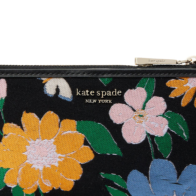 Kate Spade New York Spade Flower Jacquard Zip Slim Wallet SKU