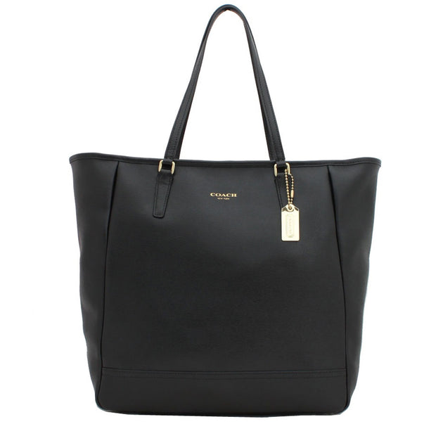 Coach, Bags, Coach Black Saffiano Leather Large City Tote