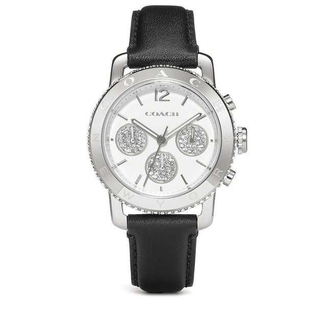 Coach Legacy Watch Black store Leather Band