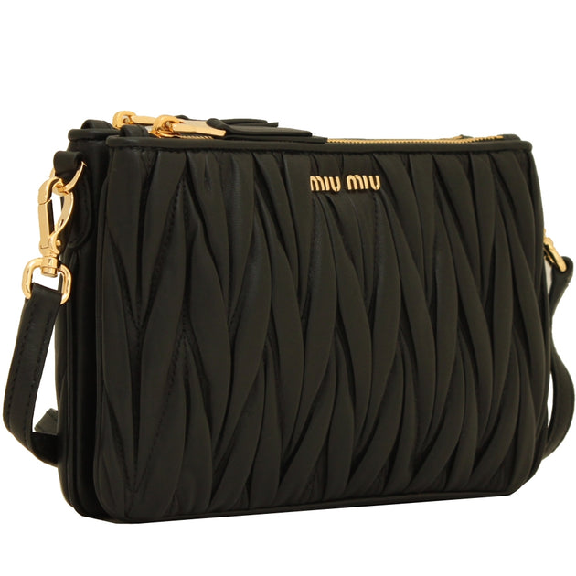 MIU-MIU-Matelasse-Leather-Chain-Shoulder-Bag-Black-5BH118 – dct