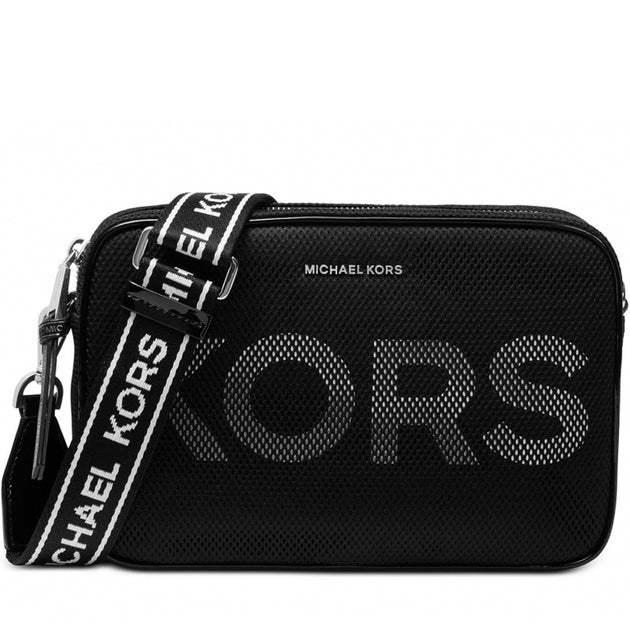 Michael Kors Kenly Large Tote Crossbody Optic White Graphic Logo Black MK  Multi, Women's Fashion, Bags & Wallets, Cross-body Bags on Carousell