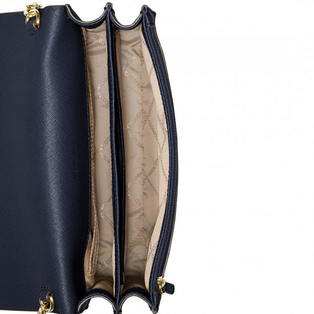 Michael Kors Daniela Large Saffiano Leather Crossbody Bag-Luggage
