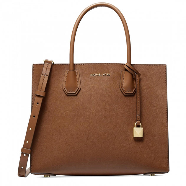 Mercer small saffiano leather tote outlet bag