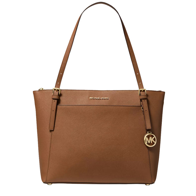 Michael Kors Voyager Large East West Pebble Leather Top Zip Tote