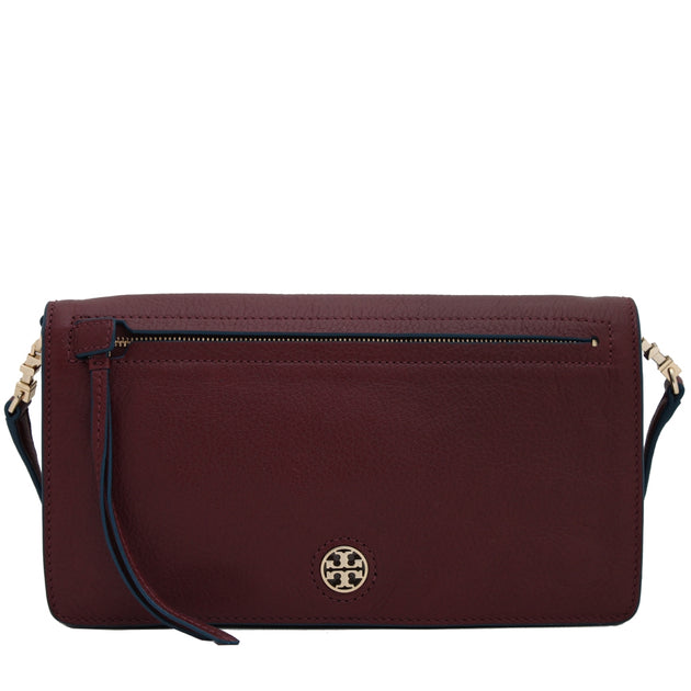 Tory burch brody pebbled wallet online crossbody