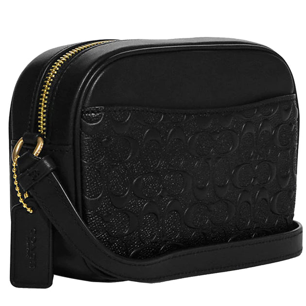 Coach camera bag in signature embossed leather hot sale