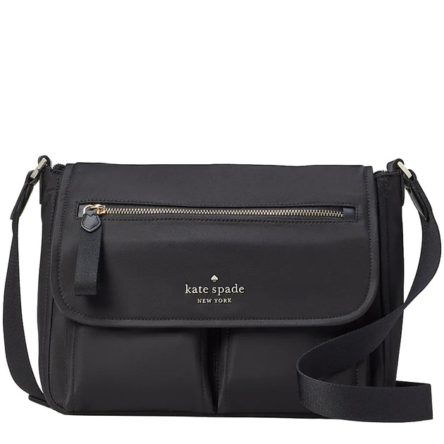 Authentic (COA included) Kate 2024 Spade Black Messenger Crossbody Bag