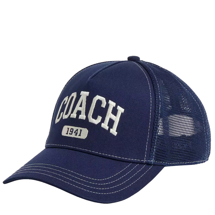 Buy Coach 1941 Embroidered Trucker Hat In Navy CAA61 Online in Singapore | PinkOrchard.com