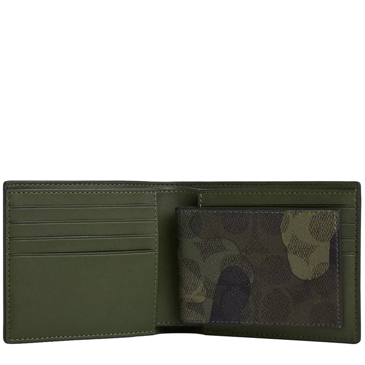 Buy Coach 3 In 1 Wallet In Signature Camo Print in Dark Shamrock Multi CW232 Online in Singapore | PinkOrchard.com