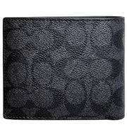 Buy Coach 3 In 1 Wallet In Signature Canvas in Charcoal/ Black CW380 Online in Singapore | PinkOrchard.com