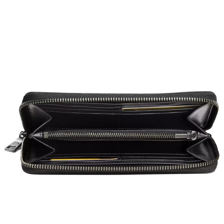 Buy Coach Accordion Wallet In Signature Canvas in Charcoal/ Black 58112 Online in Singapore | PinkOrchard.com