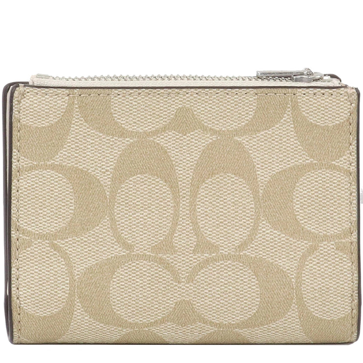 Buy Coach Bifold Wallet In Signature Canvas in Light Khaki/ Chalk CM852 Online in Singapore | PinkOrchard.com