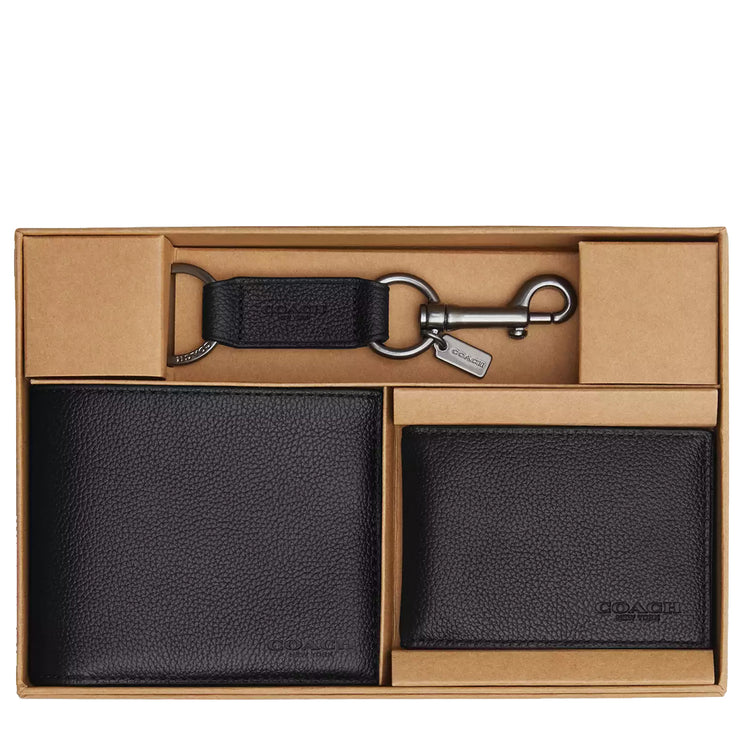 Buy Coach Boxed 3 In 1 Wallet Gift Set in Black CS433 Online in Singapore | PinkOrchard.com