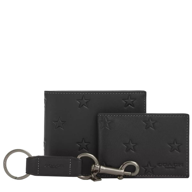 Buy Coach Boxed 3 In 1 Wallet Gift Set With Star Print in Black CW350 Online in Singapore | PinkOrchard.com