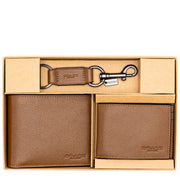 Buy Coach Boxed 3 In 1 Wallet Gift Set in Dark Saddle CS433 Online in Singapore | PinkOrchard.com