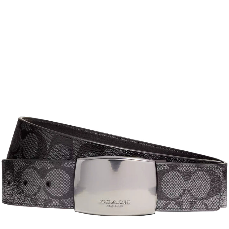 Buy Coach Boxed Plaque And Harness Buckle Cut To Size Reversible Belt, 38 Mm in Black CQ067 Online in Singapore | PinkOrchard.com