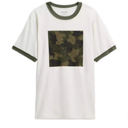 Buy Coach Camo T Shirt In Organic Cotton in Off White CW770 Online in Singapore | PinkOrchard.com