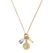 Buy Coach Coin Multi Charm Pendant Necklace in Gold/ Silver CV276 Online in Singapore | PinkOrchard.com