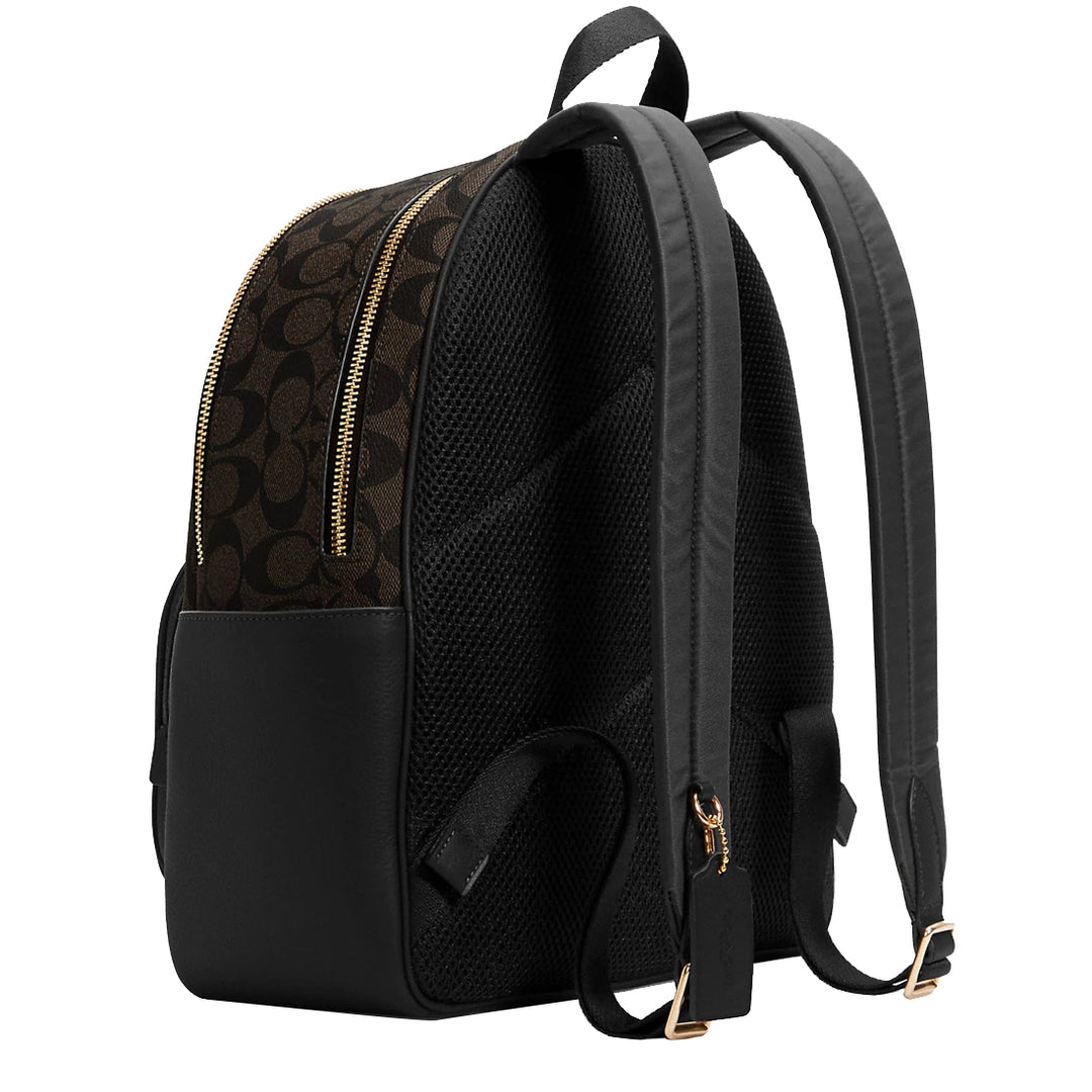 Coach Large outlet Court Backpack In Signature Canvas