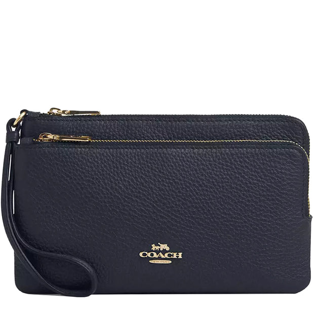 Buy Coach Double Zip Wallet in Midnight CU919 Online in Singapore | PinkOrchard.com