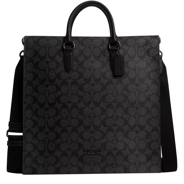 Buy Coach Dylan Large Tote Bag In Signature Canvas in Charcoal/ Black CR314 Online in Singapore | PinkOrchard.com