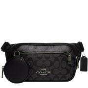 Buy Coach Elias Belt Bag In Signature Canvas in Black CJ506 Online in Singapore | PinkOrchard.com