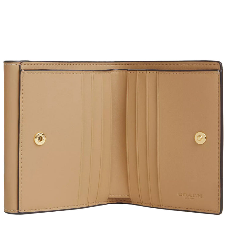 Buy Coach Eliza Small Wallet With Leather Covered Closure in Tan CT985 Online in Singapore | PinkOrchard.com