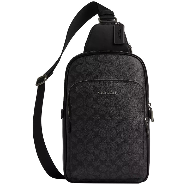 Buy Coach Ethan Pack Bag In Signature Canvas in Charcoal/ Black CV918 Online in Singapore | PinkOrchard.com