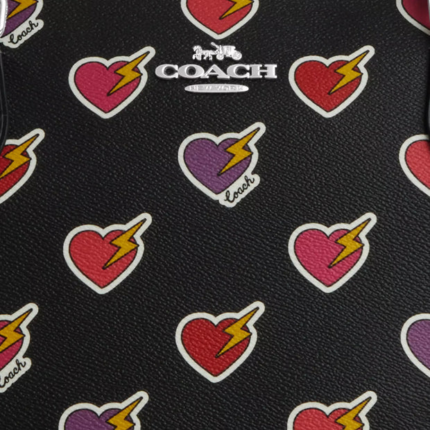 Buy Coach Gallery Tote Bag With Heart Bolt Print in Black Multi CW434 Online in Singapore | PinkOrchard.com