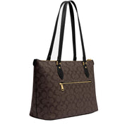 Buy Coach Gallery Tote Bag in Signature Canvas in Brown Black CS187 Online in Singapore | PinkOrchard.com