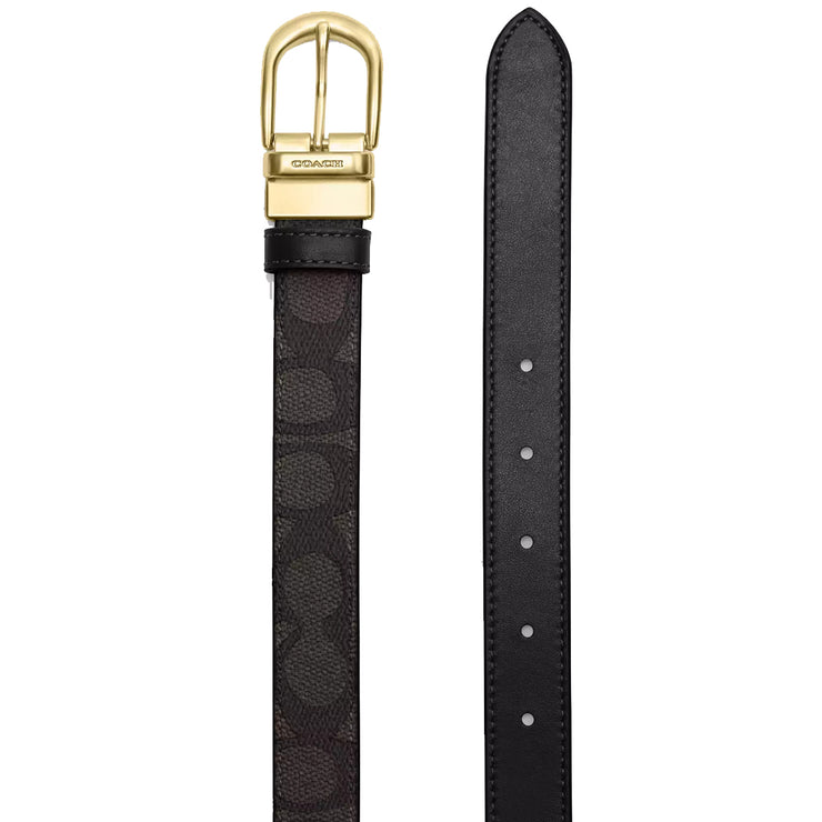 Buy Coach Harness Buckle Cut To Size Reversible Belt, 25 Mm in Walnut/ Black CX057 Online in Singapore | PinkOrchard.com