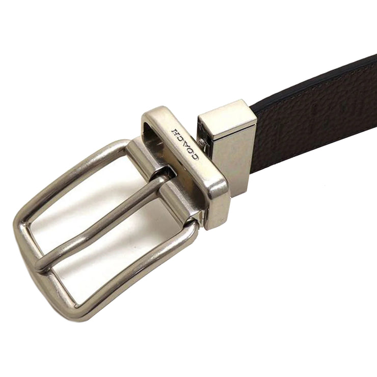 Buy Coach Signature Buckle Cut To Size Reversible Belt, 38 Mm in Black/ Dark Saddle CQ013 Online in Singapore | PinkOrchard.com