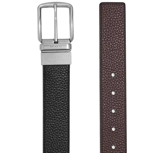 Buy Coach Signature Buckle Cut To Size Reversible Belt, 38 Mm in Black/ Dark Saddle CQ013 Online in Singapore | PinkOrchard.com