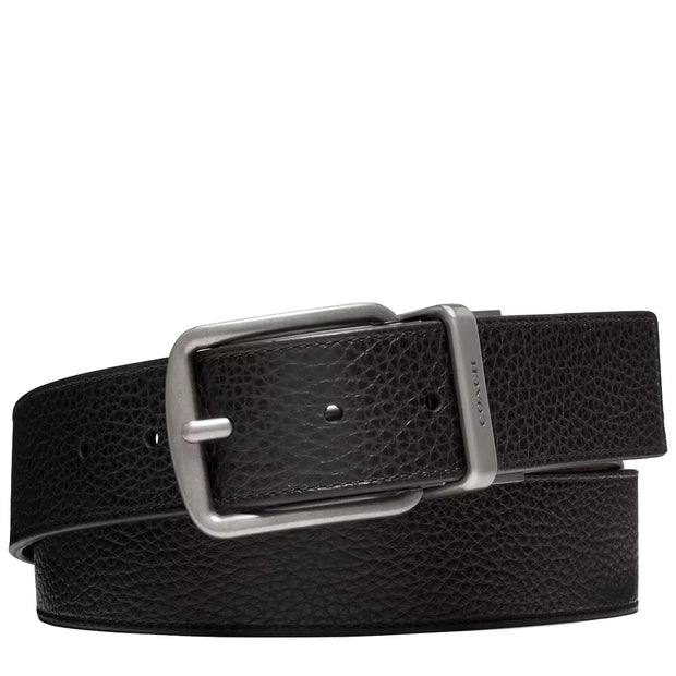 Buy Coach Signature Buckle Cut To Size Reversible Belt, 38 Mm in Black/ Dark Saddle CQ013 Online in Singapore | PinkOrchard.com