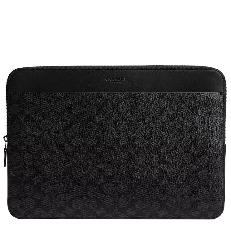 Buy Coach Laptop Case In Signature Canvas in Charcoal/ Black CW378 Online in Singapore | PinkOrchard.com