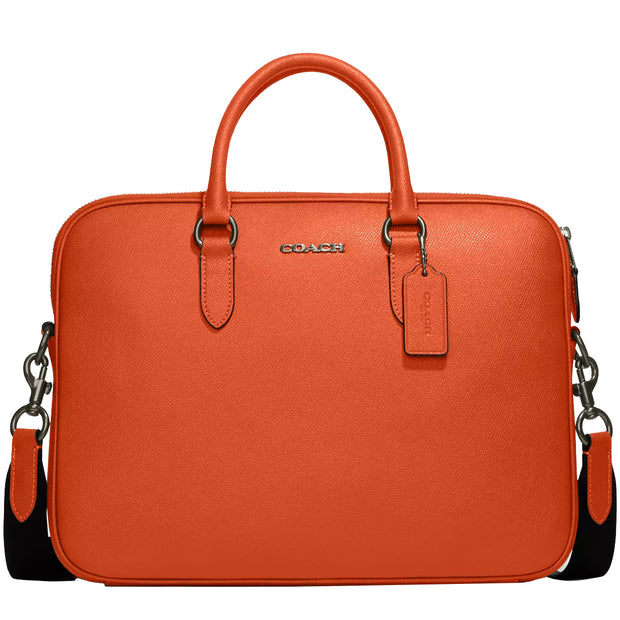 Buy Coach Liam Compact Brief Bag in Bright Orange CJ652 Online in Singapore | PinkOrchard.com