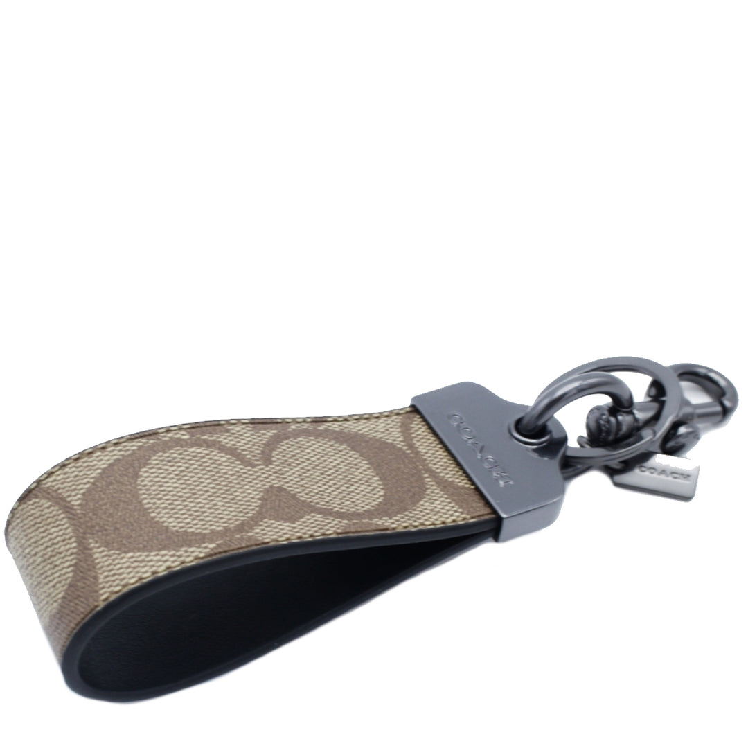 Coach Key Fob In deals Signature Canvas