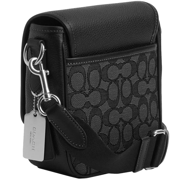 Buy Coach Lucas Crossbody Bag In Signature Jacquard in Charcoal/ Black CO915 Online in Singapore | PinkOrchard.com