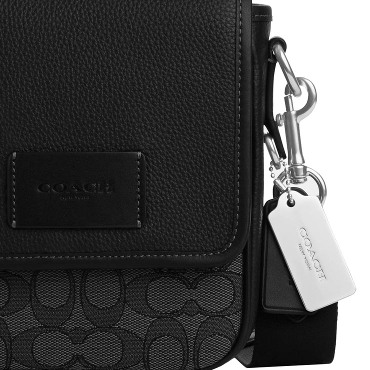 Buy Coach Lucas Crossbody Bag In Signature Jacquard in Charcoal/ Black CO915 Online in Singapore | PinkOrchard.com