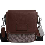 Coach Lucas Crossbody Bag In Signature Jacquard in Oak/ Maple CO915