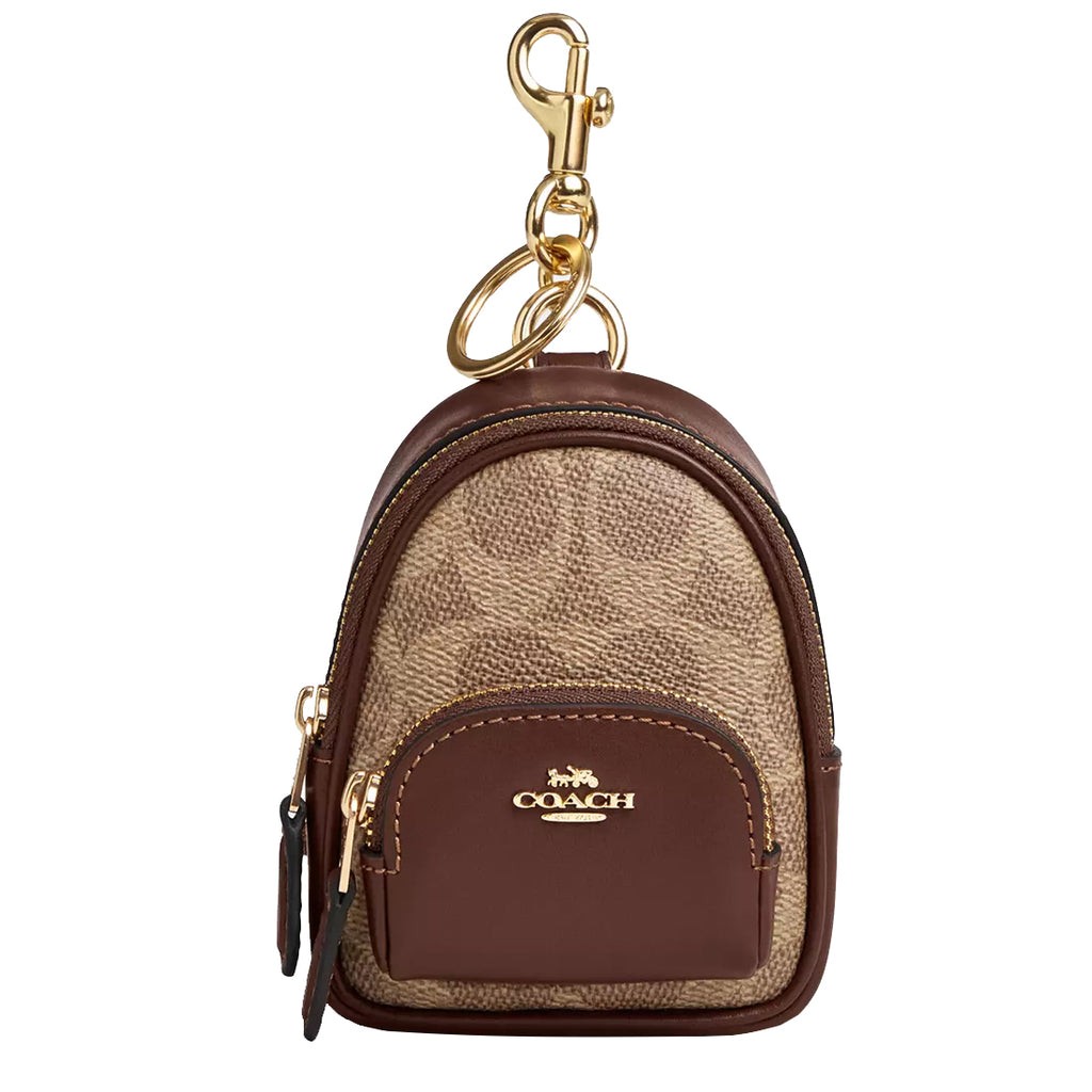 Coach mini backpack coin purse sale