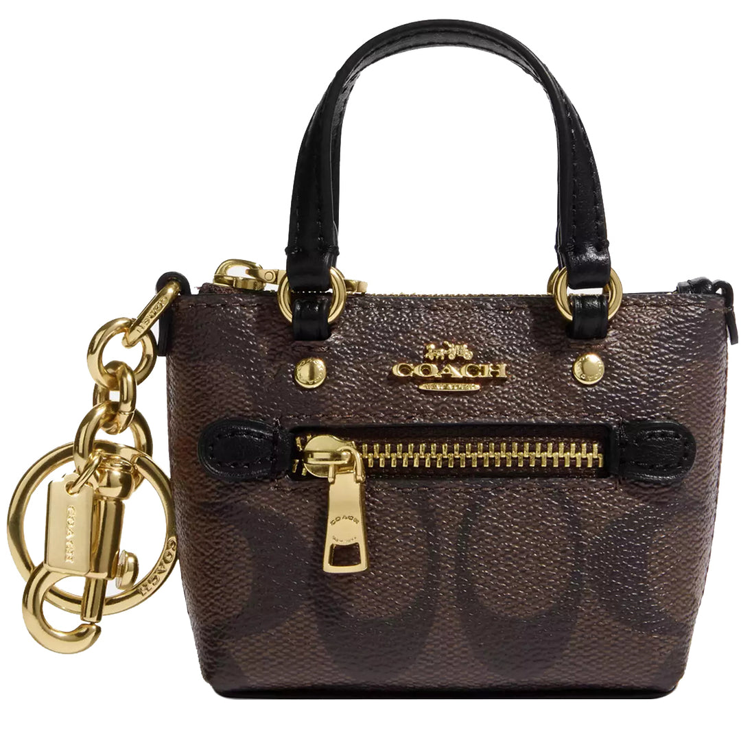 CG605 COACH★Mini Gallery fashion Bag Charm